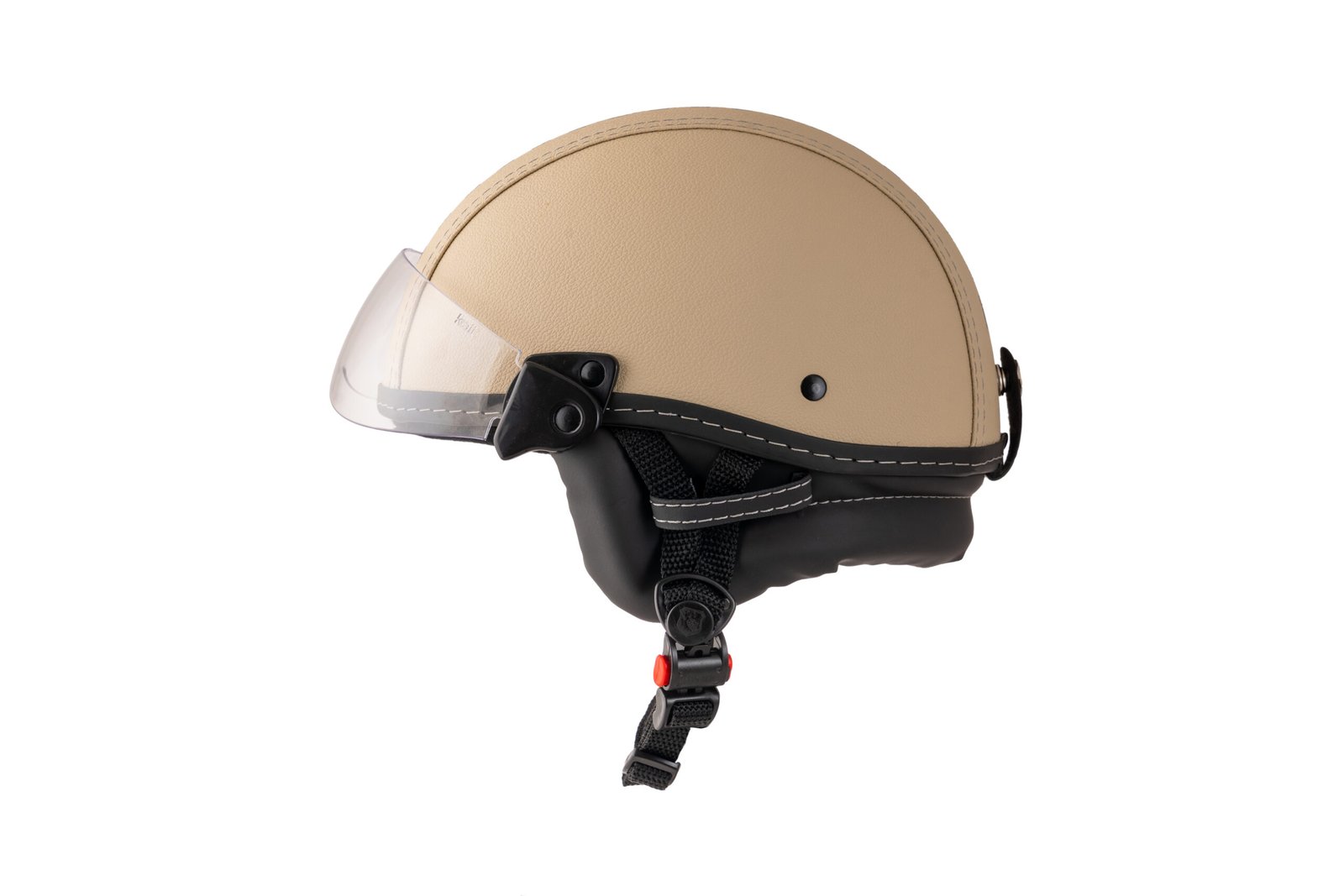 Capacete Kraft Esporte Street Revestido Bege - Imagem 5
