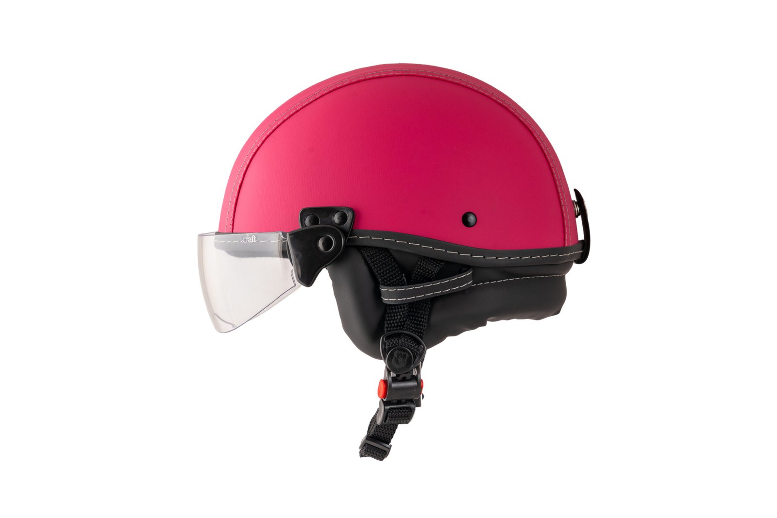 Capacete Kraft Esporte Street Revestido Rosa - Imagem 4
