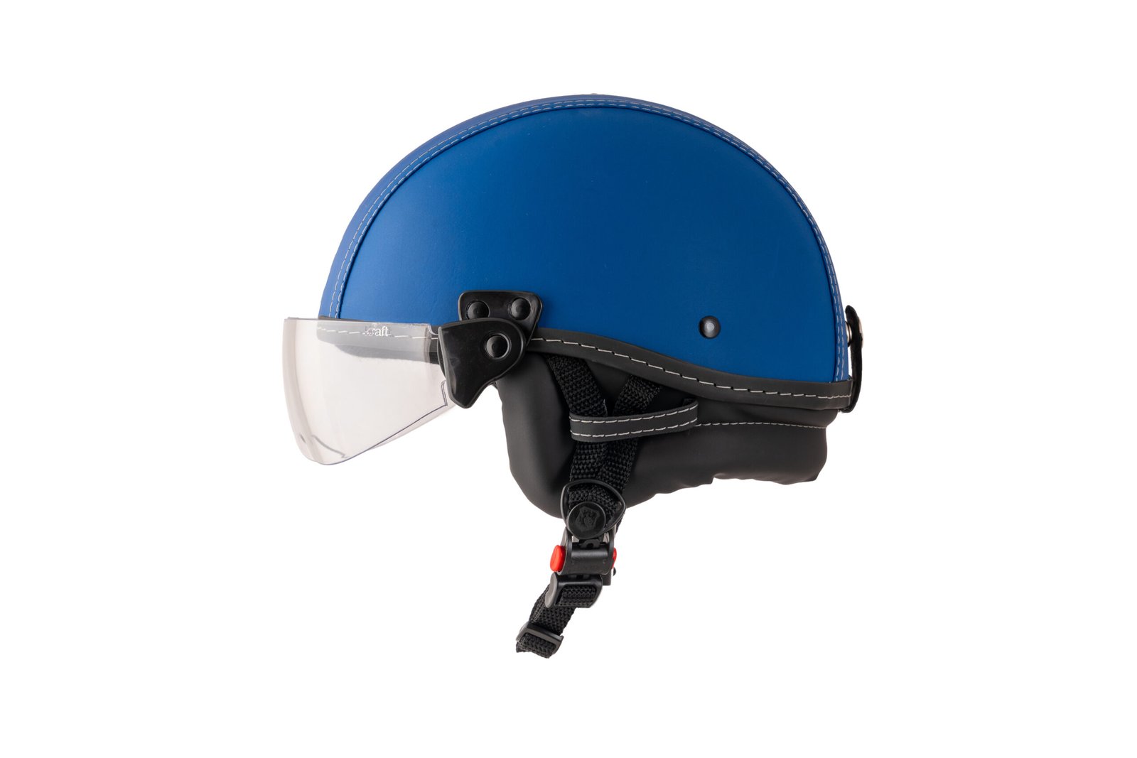 Capacete Kraft Esporte Street Revestido Azul Escuro - Imagem 4