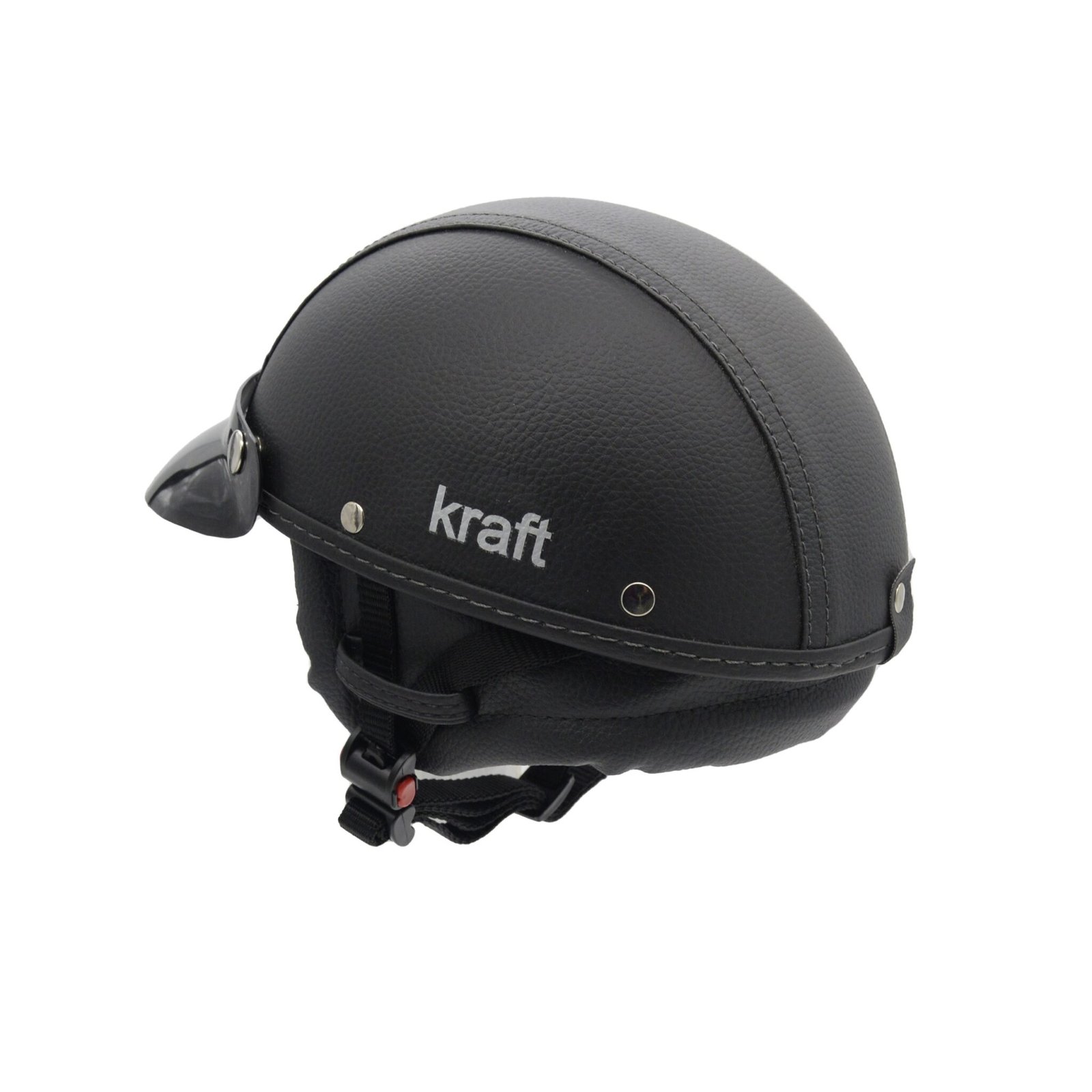Capacete Kraft Coquinho Revestido Preto – Kraft Capacetes