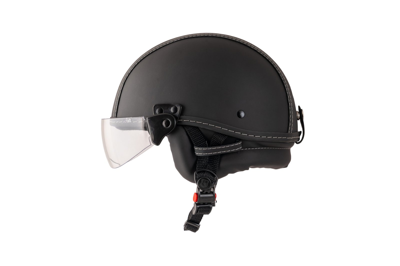 Capacete Kraft Esporte Street Revestido Preto - Imagem 4