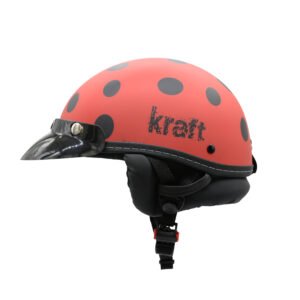 Capacete Kraft Esporte Joaninha Vermelha